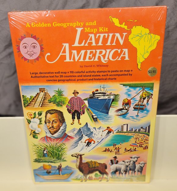 A Golden Geogrpahy and Map Kit of Latin America