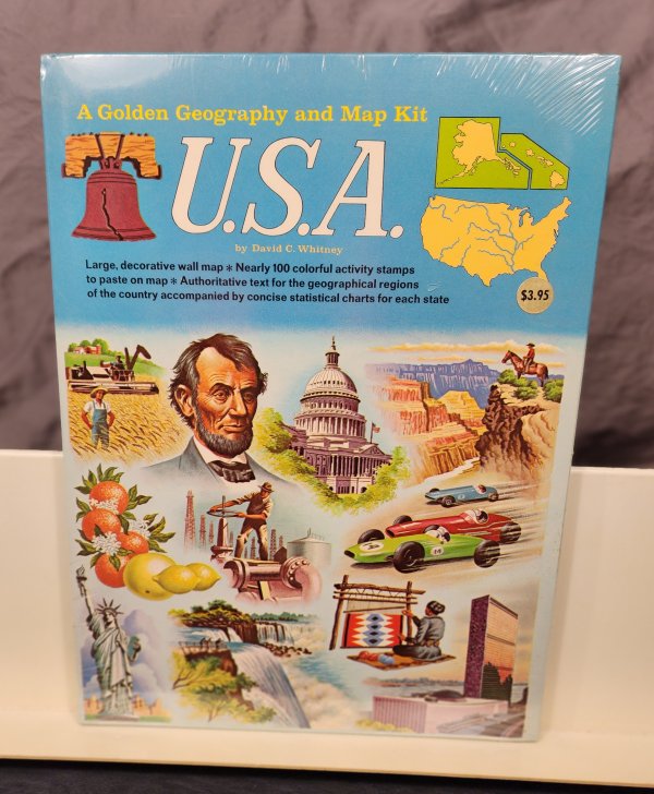 A Golden Geography and Map Kit, U.S.A.